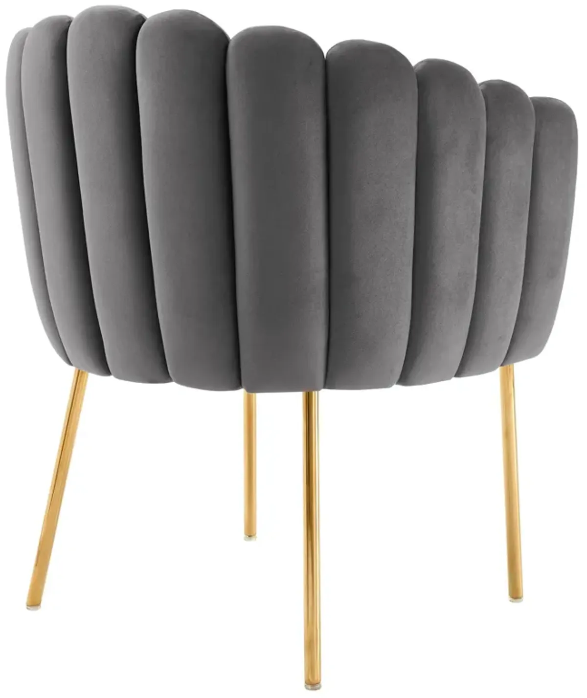 Sanna Channel Tufted Performance Velvet Armchair