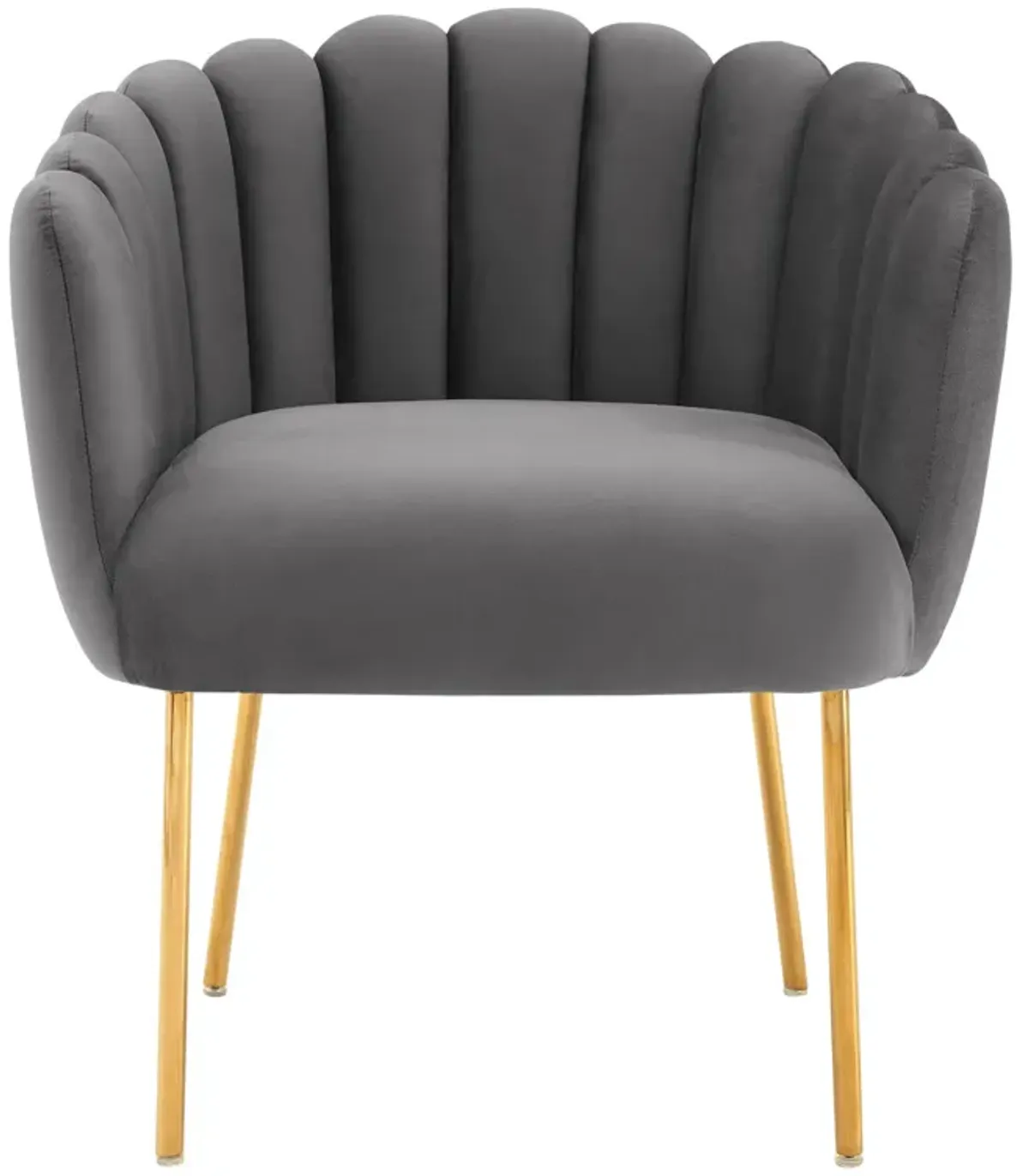 Sanna Channel Tufted Performance Velvet Armchair