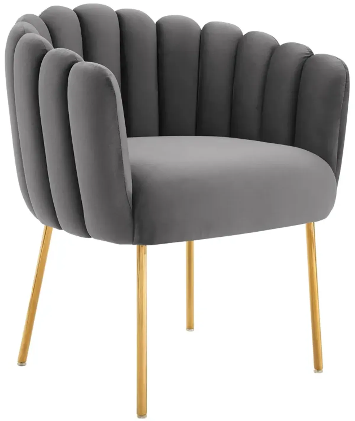 Sanna Channel Tufted Performance Velvet Armchair