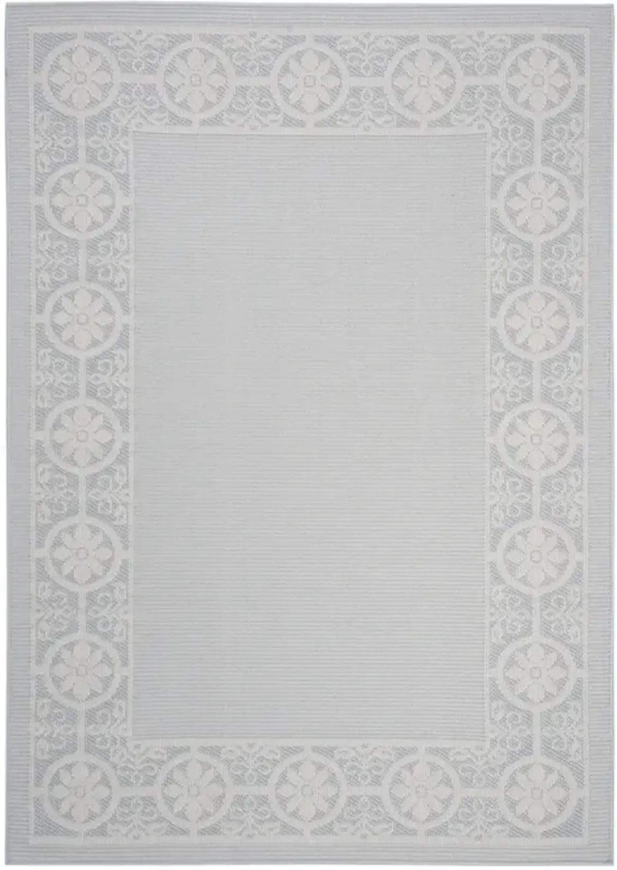 Safavieh BERMUDA 800 Collection BMU815M-8 Light Blue / Ivory 8' X 10'