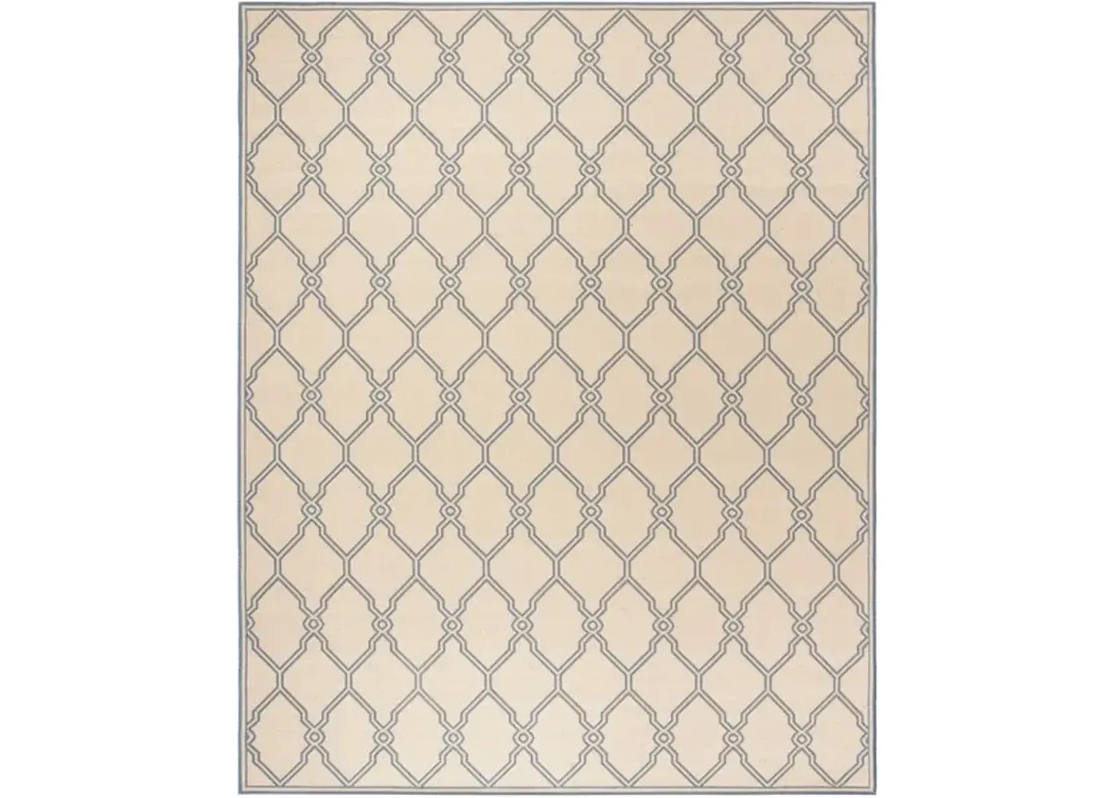 LINDEN 124 Collection LND124N-9 Cream / Blue 9' X 12'