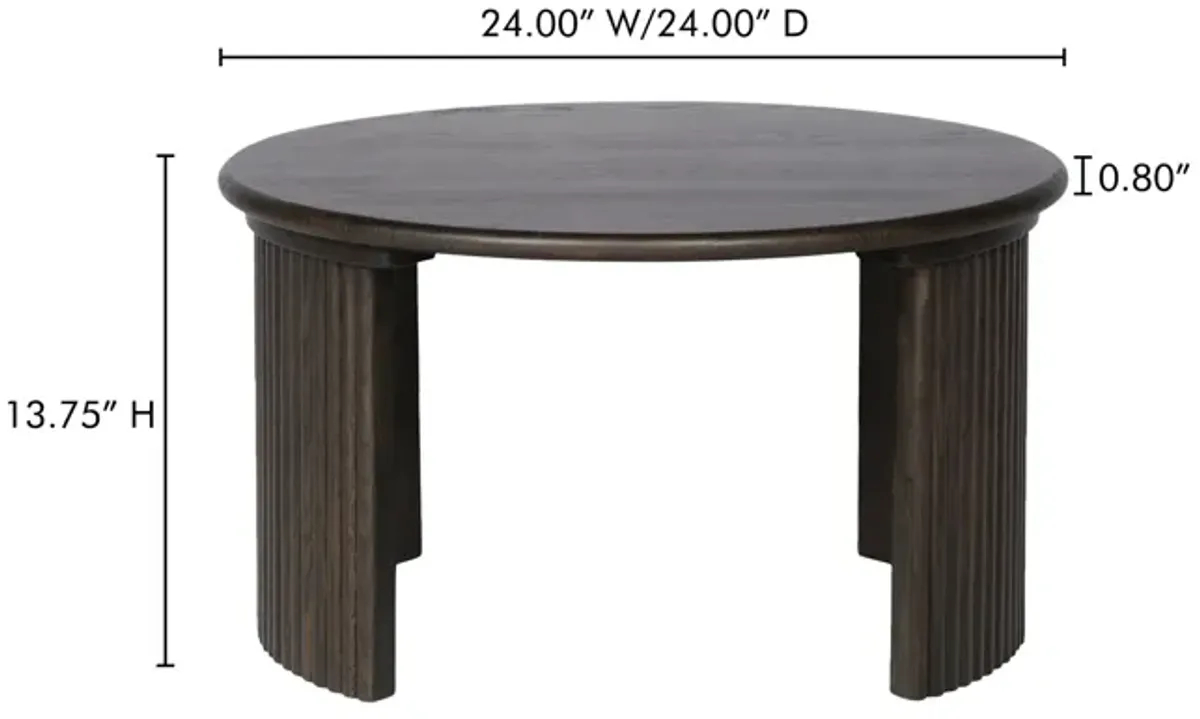 Penny Small Coffee Table Dark Brown