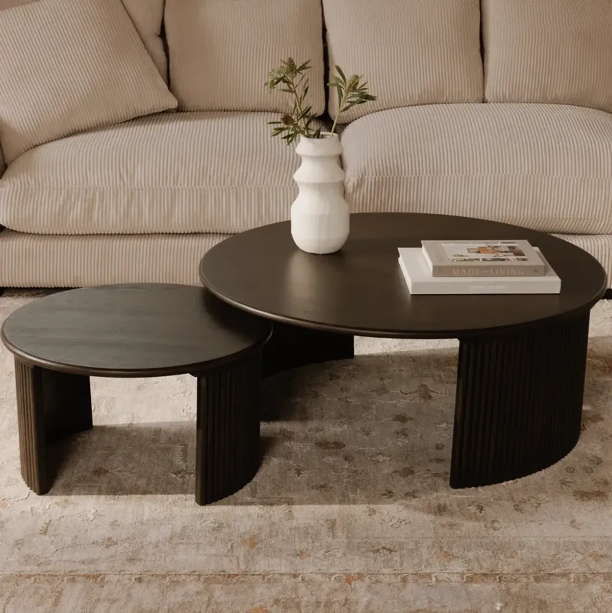 Penny Small Coffee Table Dark Brown