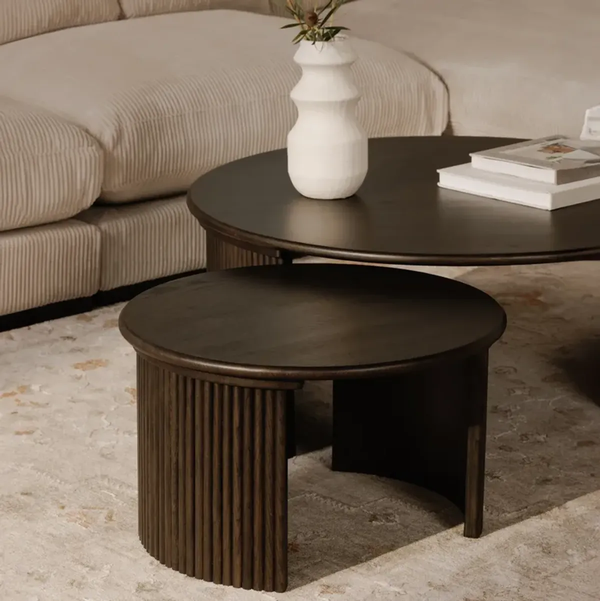 Penny Small Coffee Table Dark Brown