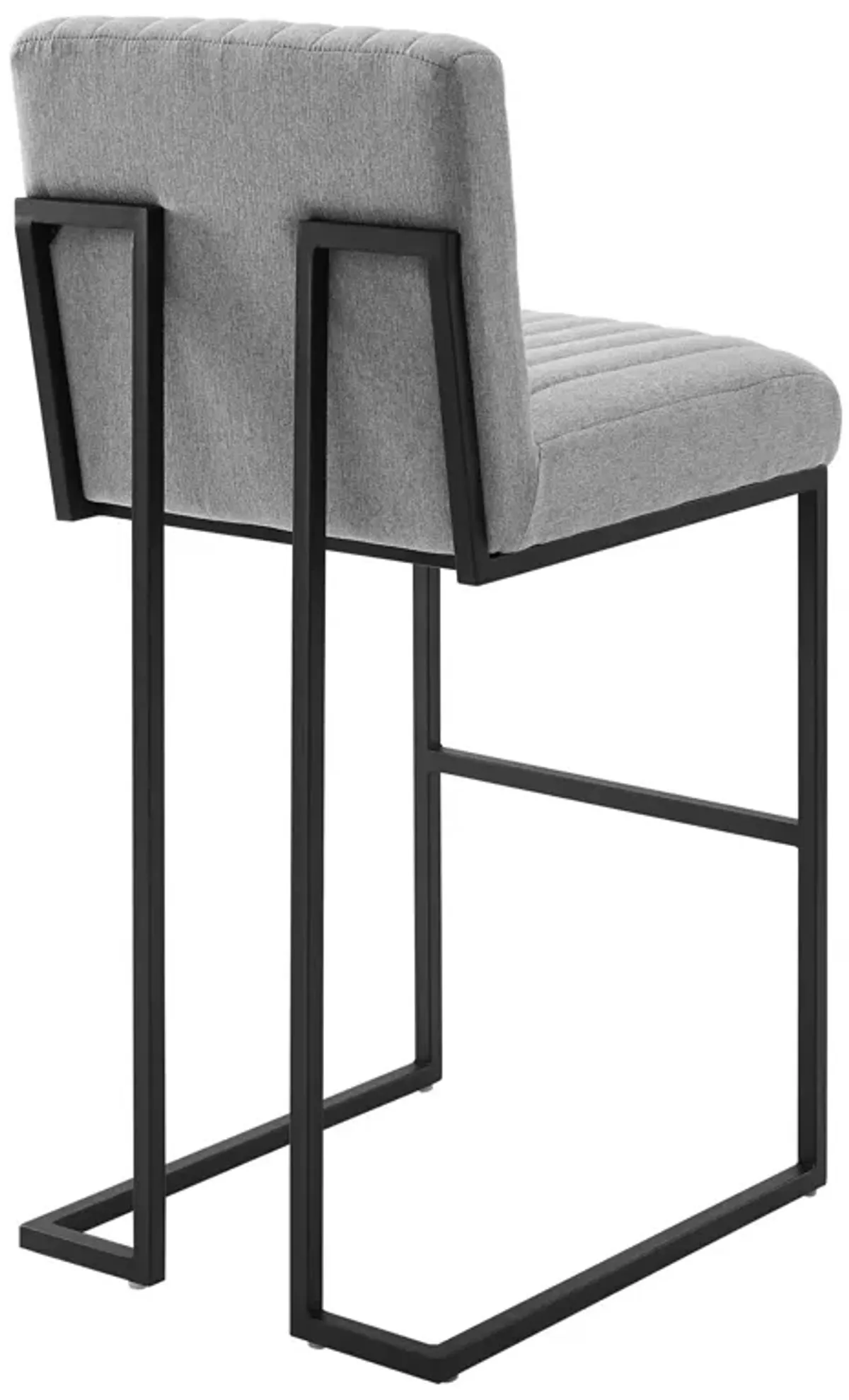 Indulge Channel Tufted Fabric Bar Stool