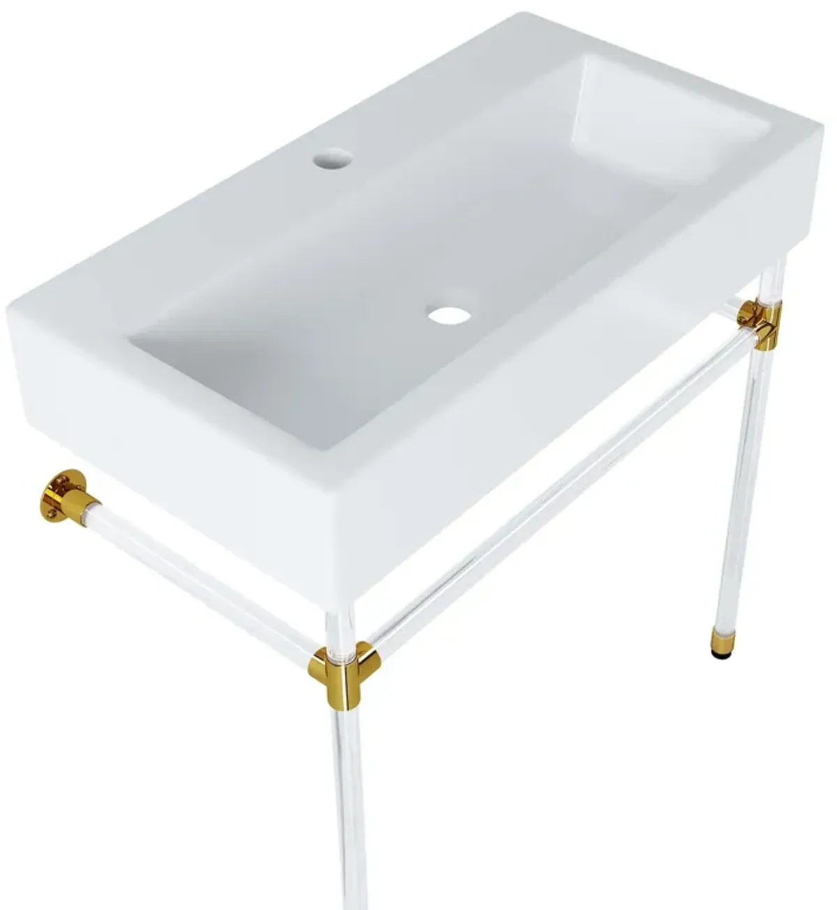 Redeem 32" Acrylic Wall-Mount Bathroom Vanity