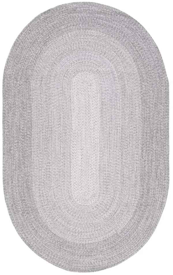 BRAIDED Hand Woven 6' x 8' Oval area rug