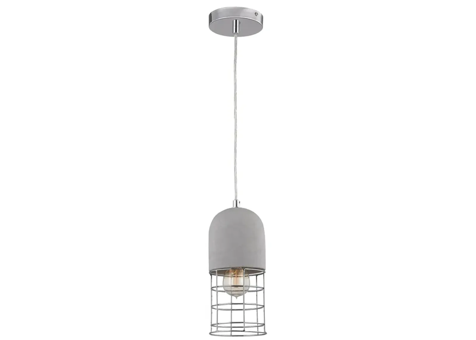 Wardenclyffe 5" Wide 1-Light Mini Pendant - Polished Concrete