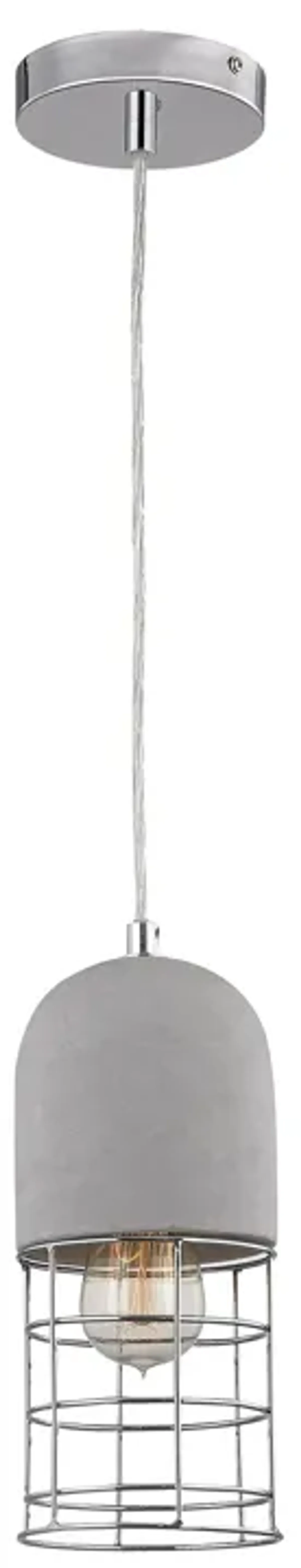 Wardenclyffe 5" Wide 1-Light Mini Pendant - Polished Concrete