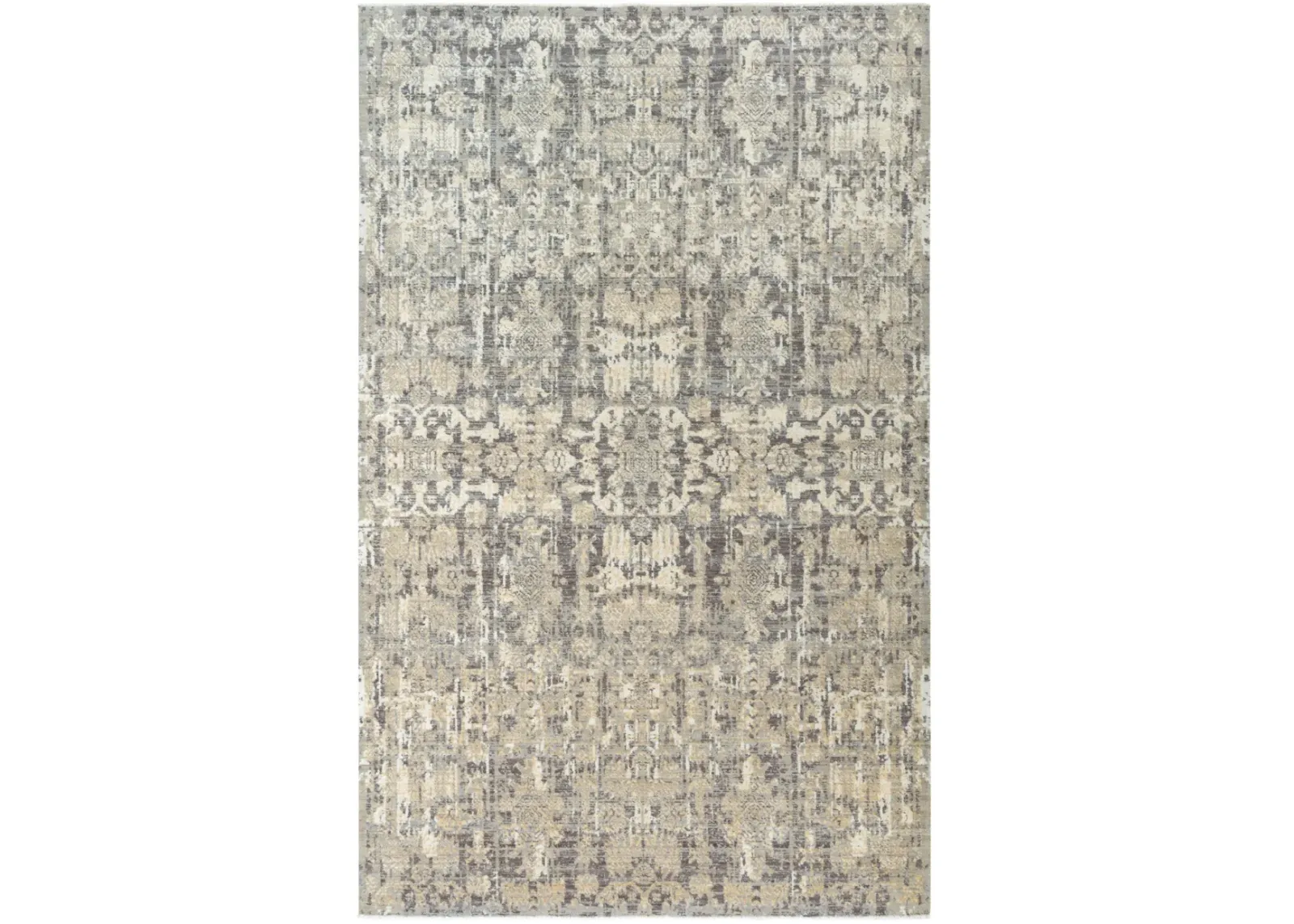 Couture Copper/Beige Classic/Updated NZ Wool/Tencel Blend 9'x12' Rectangle Rug