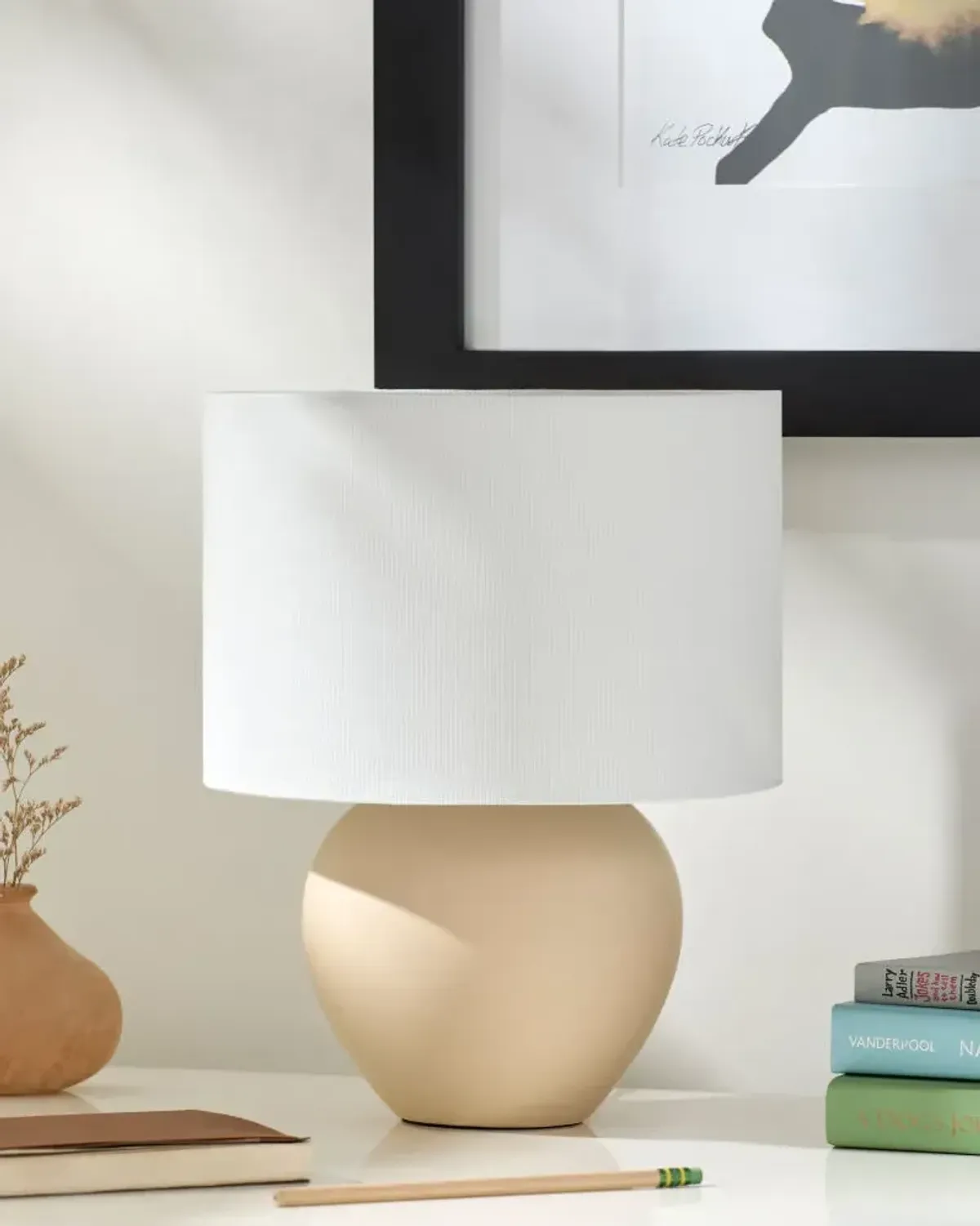 Elio ELI-031 13"H x 10"W x 10"D Accent Table Lamp