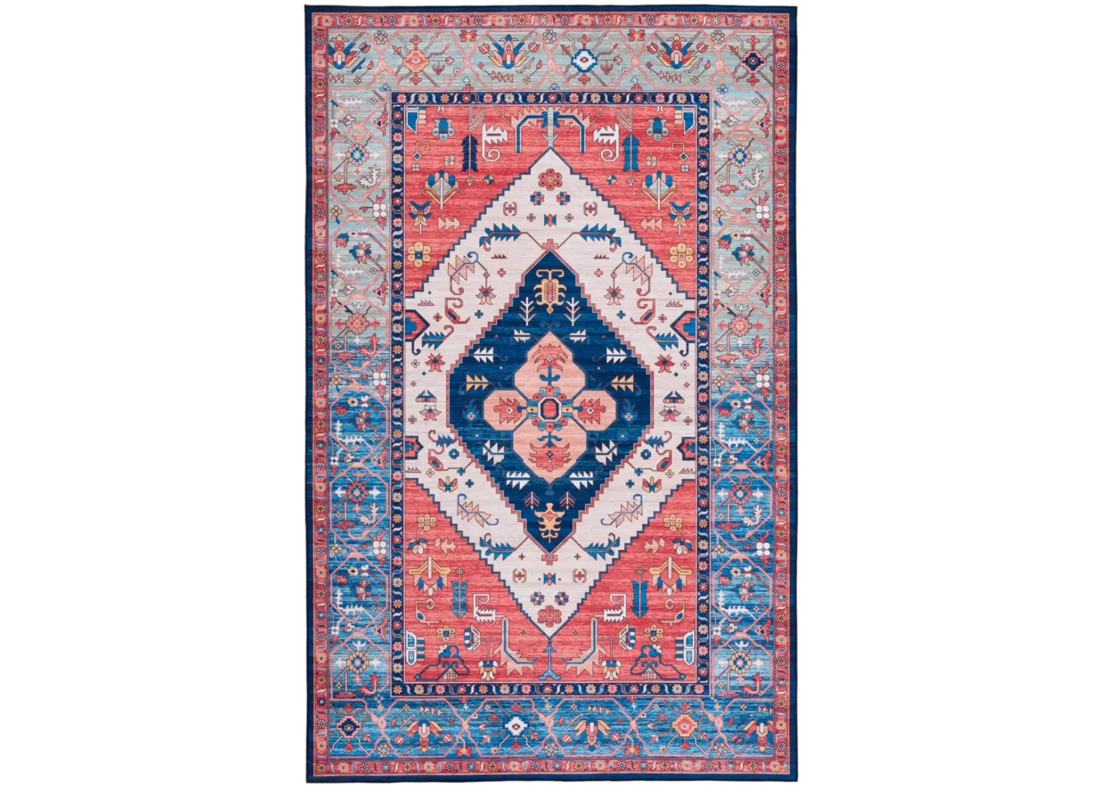 TUCSON 133 M/W S/R RUST  2'-6' x 4' Accent Rug