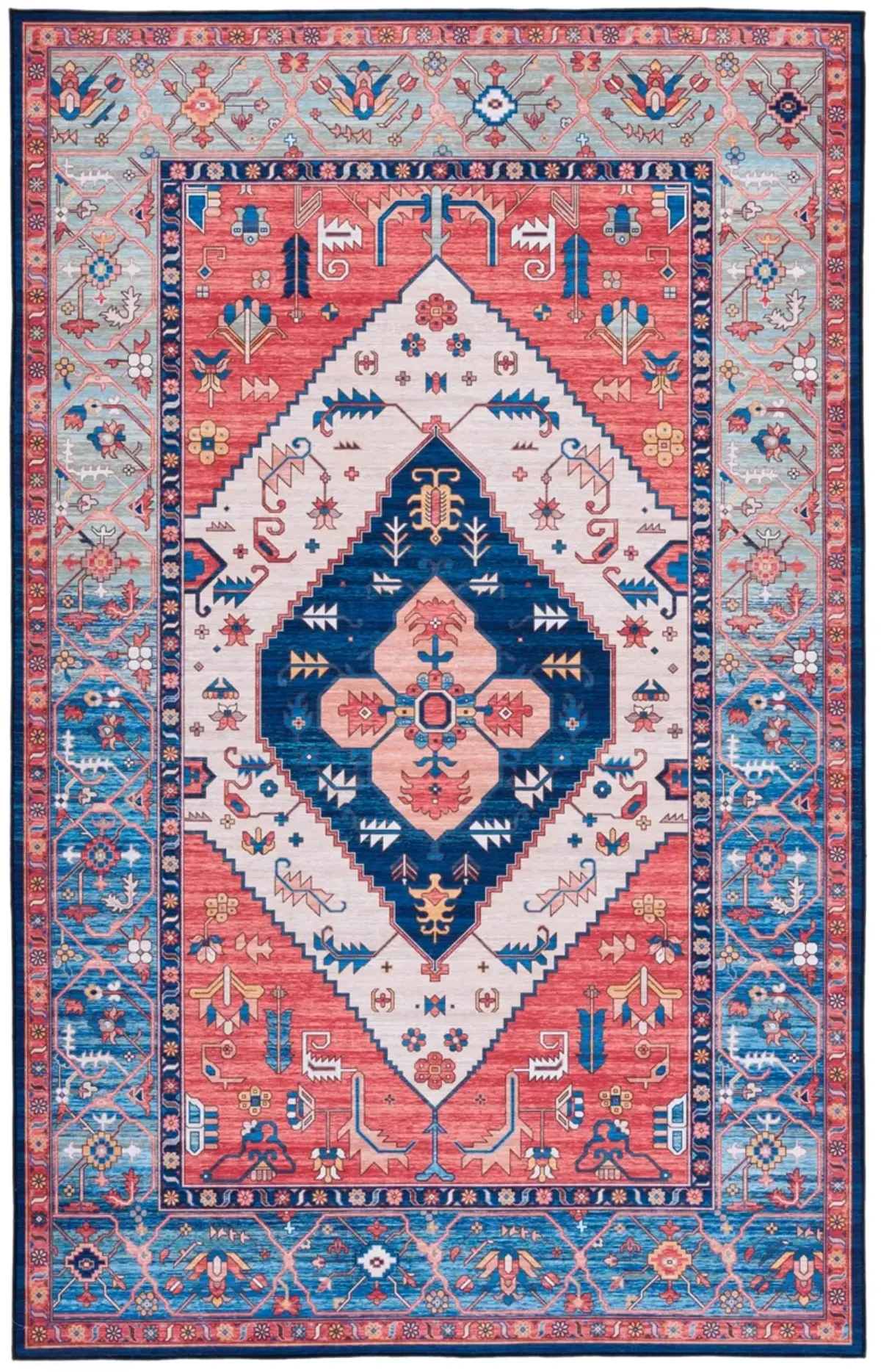 TUCSON 133 M/W S/R RUST  2'-6' x 4' Accent Rug