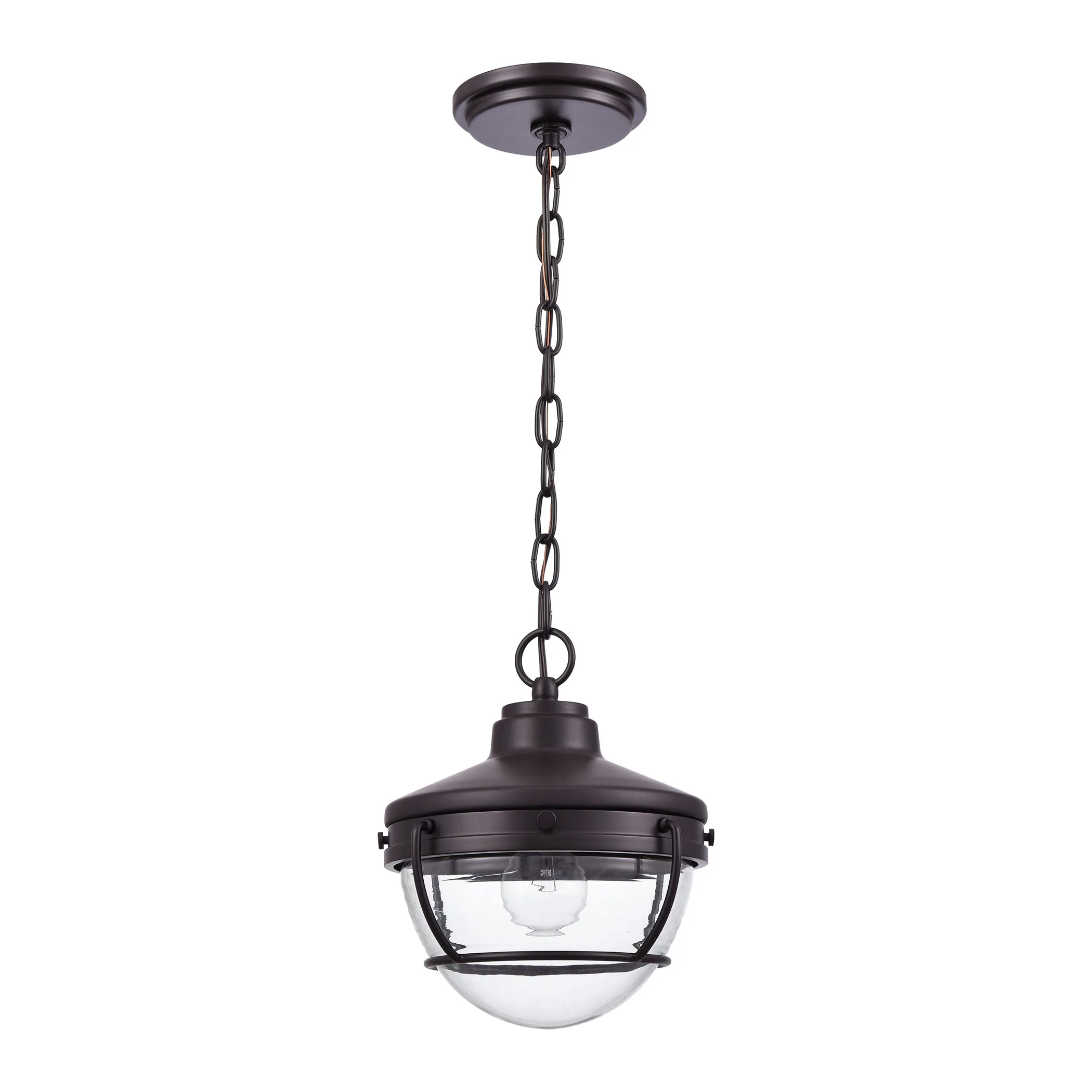 Eastport 9" Wide 1-Light Outdoor Pendant - Oil Rubbed Bronze