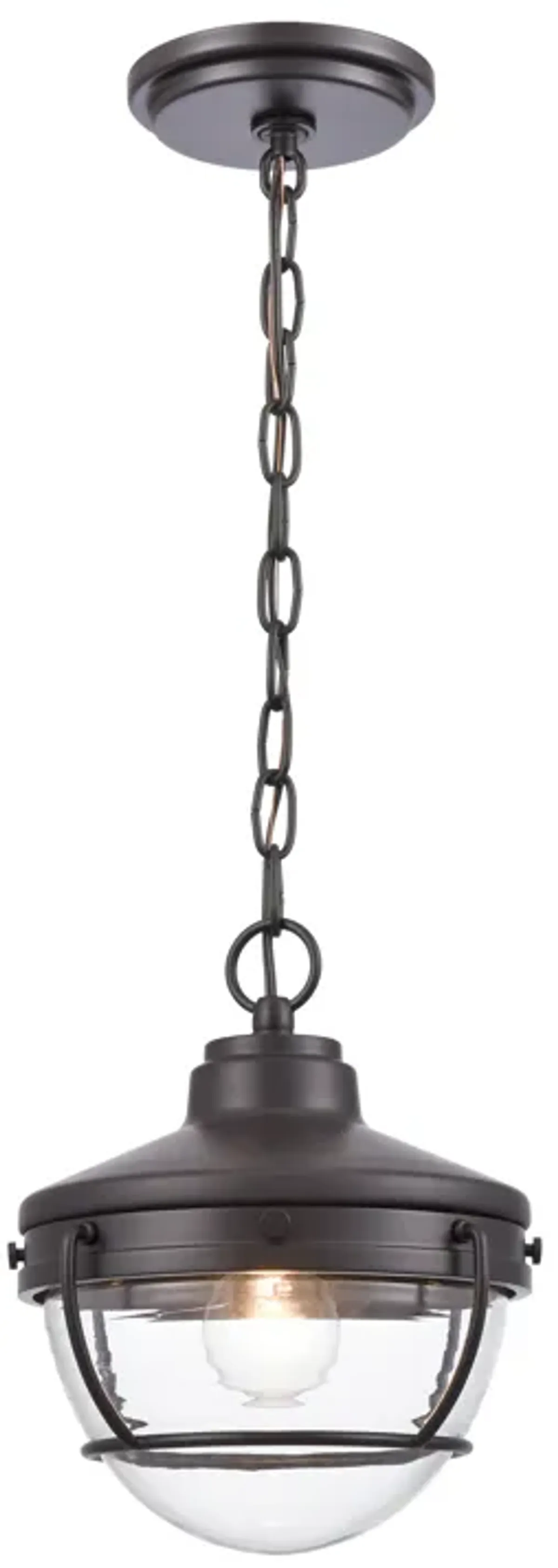 Eastport 9" Wide 1-Light Outdoor Pendant - Oil Rubbed Bronze