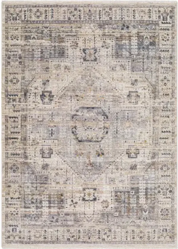 Aida AAD-2307 2' x 2'11" Machine Woven Rug