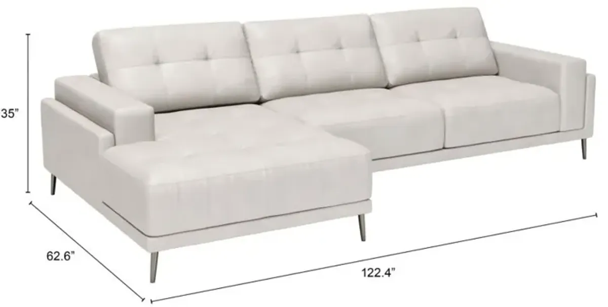 Bliss LAF Chaise Sectional Beige