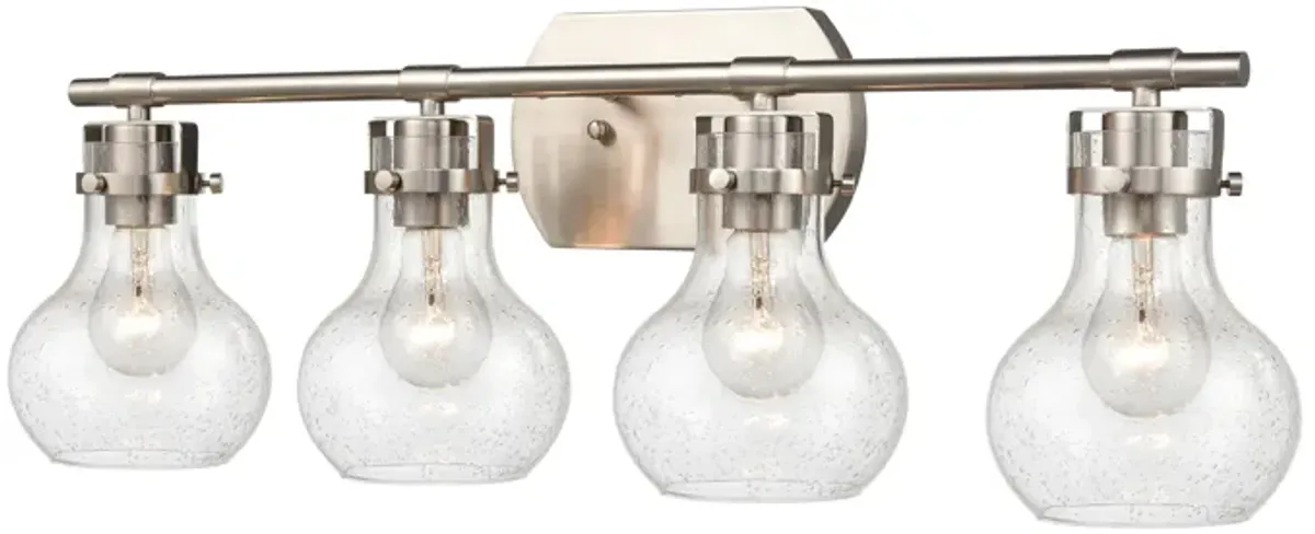 Salamanca 29" Wide 4-Light Vanity Light - Satin Nickel