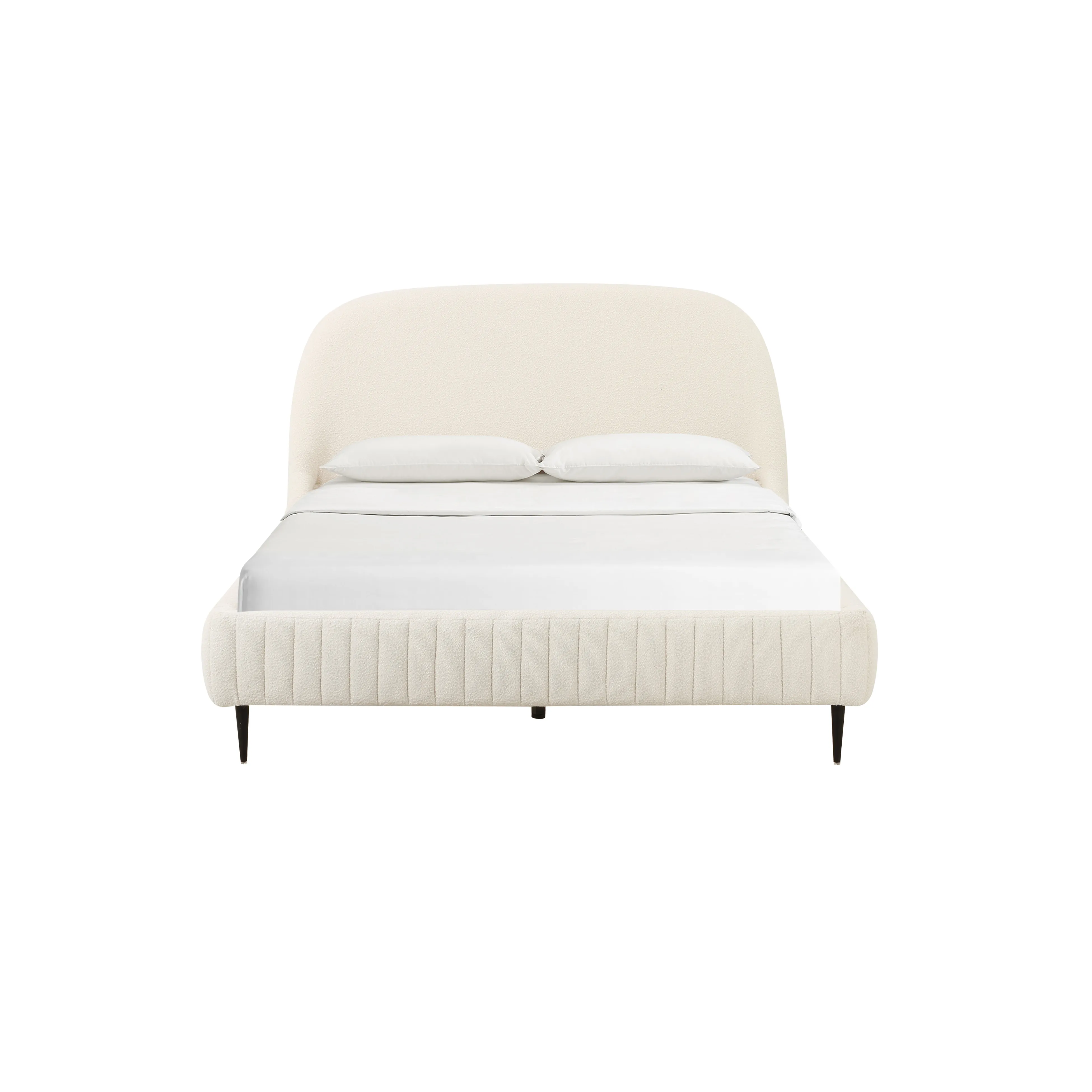 Denise Cream Boucle Bed in King