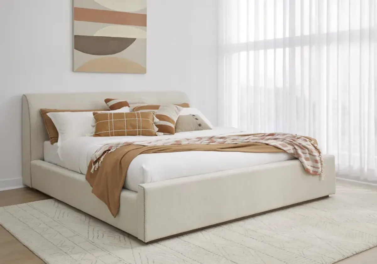 Louis Upholstered Platform Bed