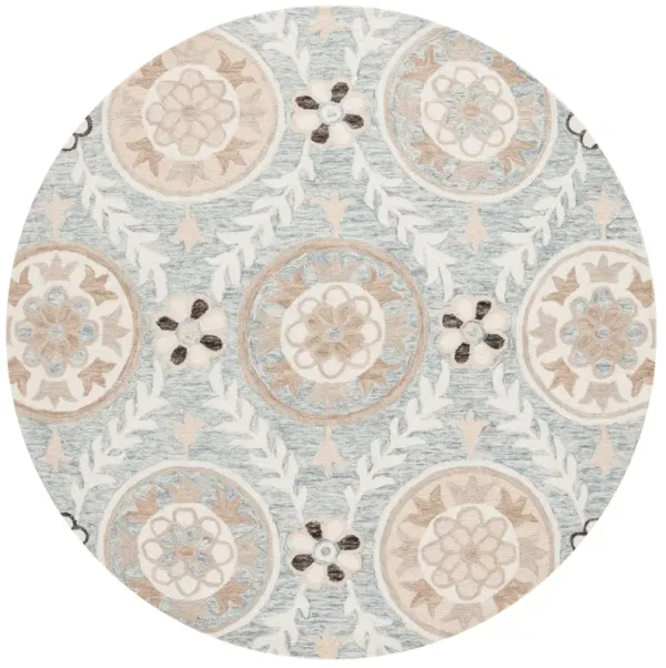 JARDIN Hand Tufted 6' x 6' Round area rug