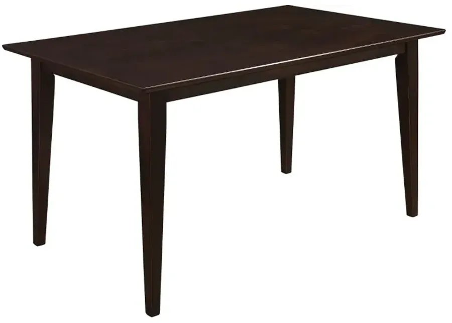 Gabriel Rectangular Dining Table Cappuccino