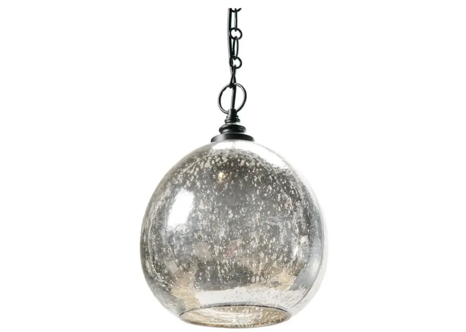 Glass Float Pendant (Antique Mercury)