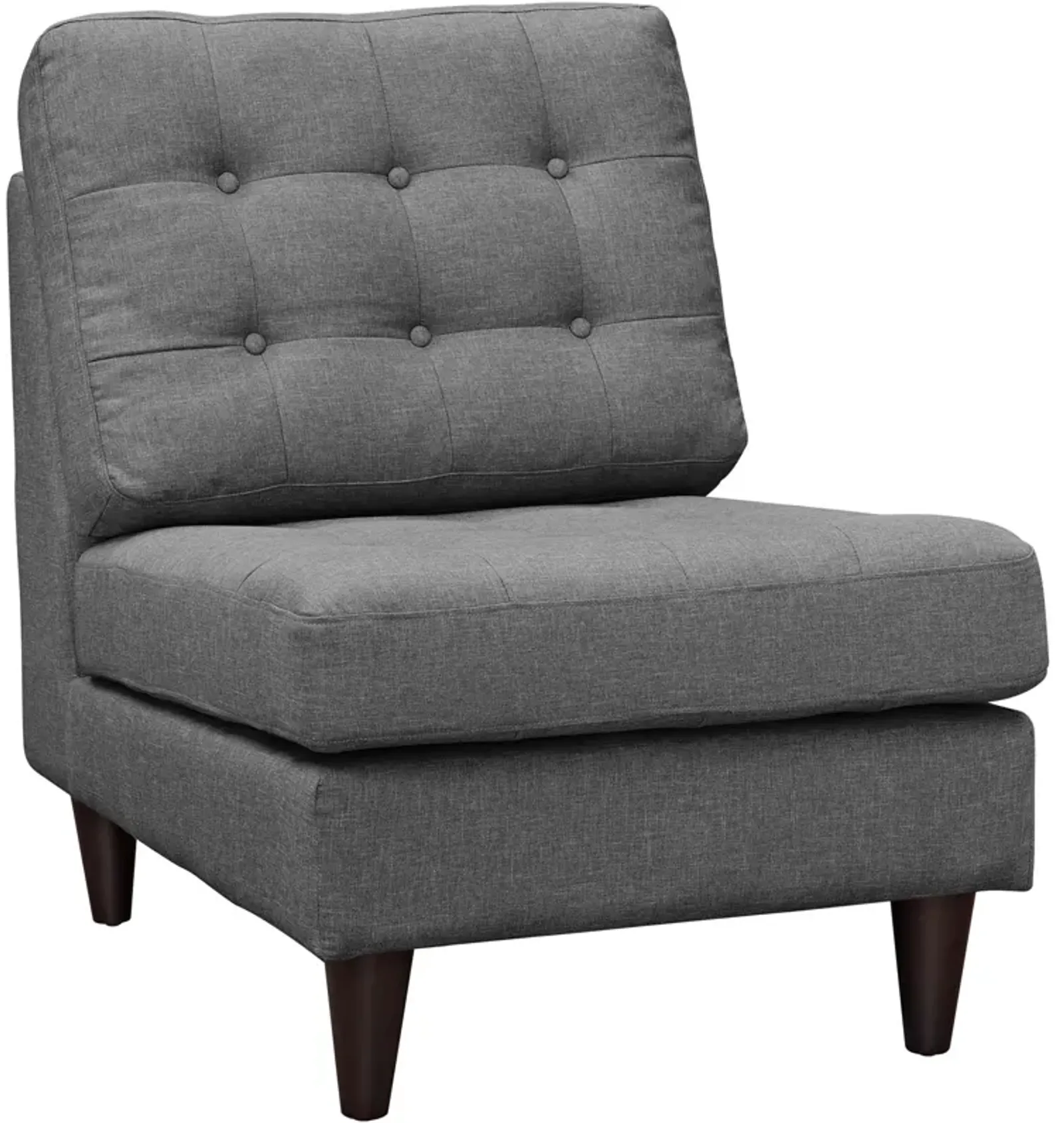 Empress Upholstered Fabric Lounge Chair