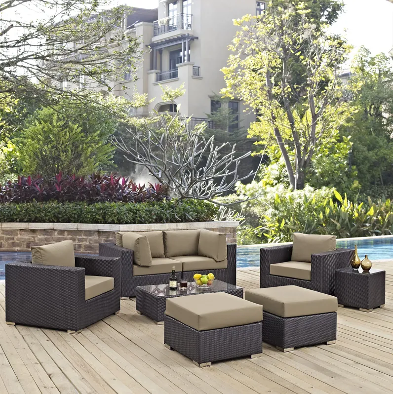 Convene 8 Piece Outdoor Patio Sectional Set