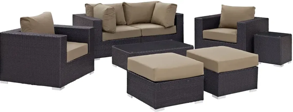 Convene 8 Piece Outdoor Patio Sectional Set