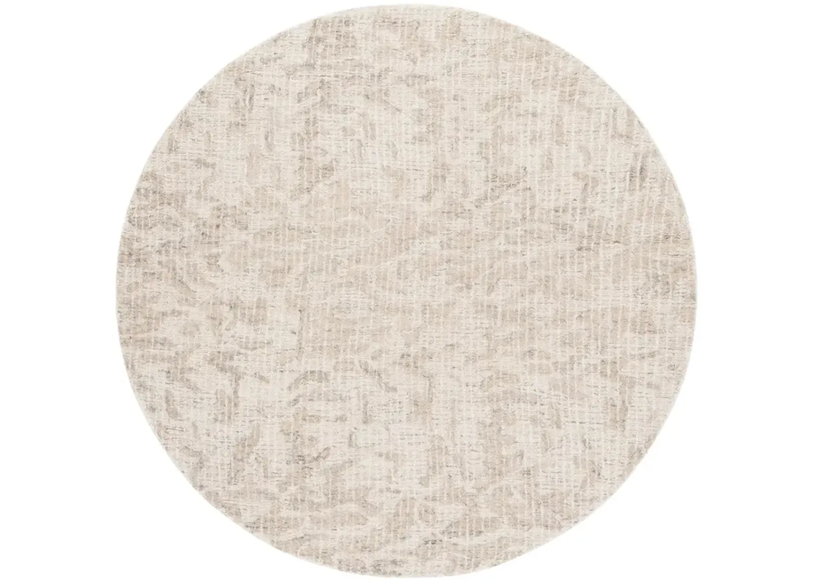 EBONY 912 IVORY  6' x 6' Round Round Rug