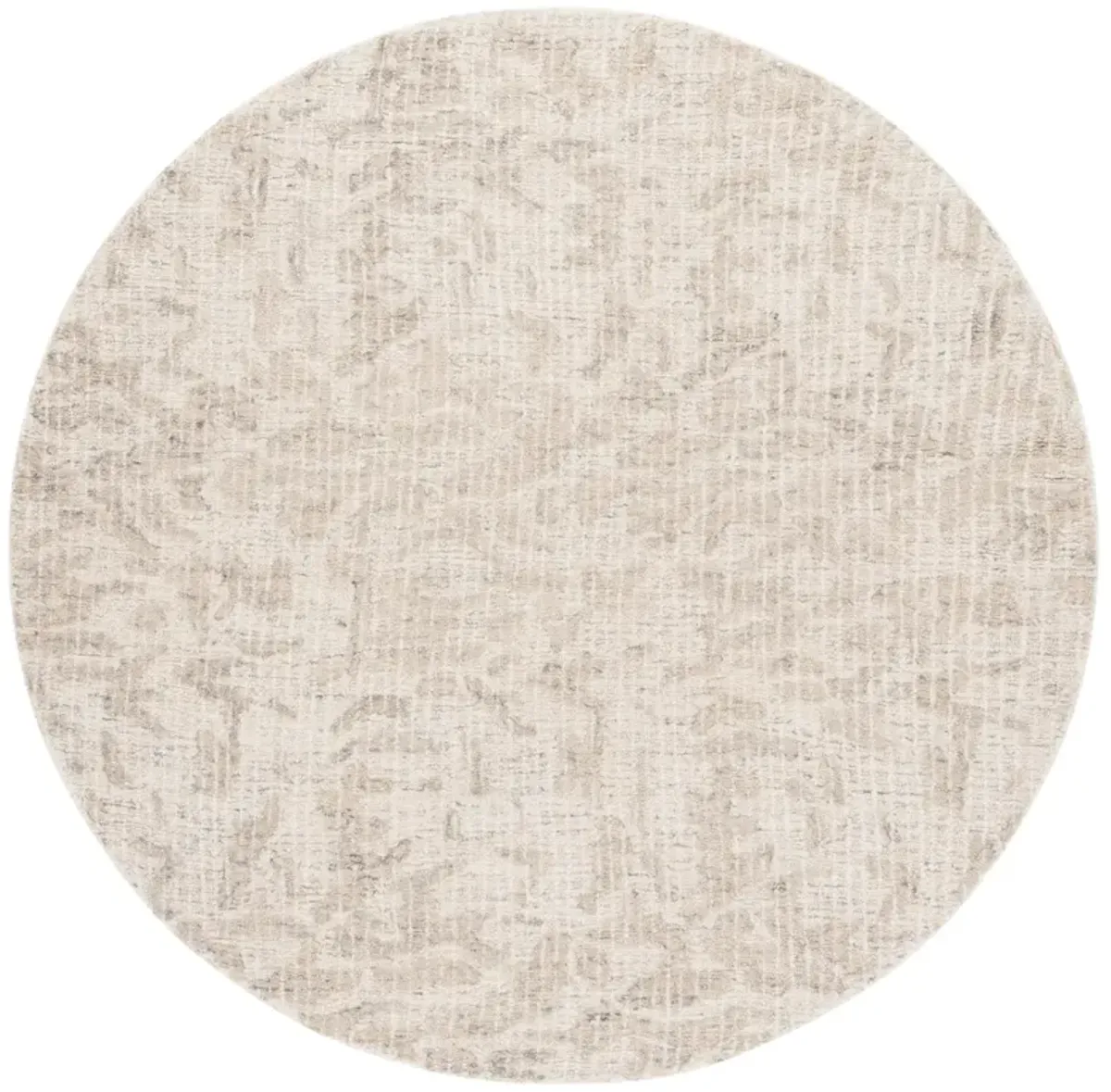 EBONY 912 IVORY  6' x 6' Round Round Rug