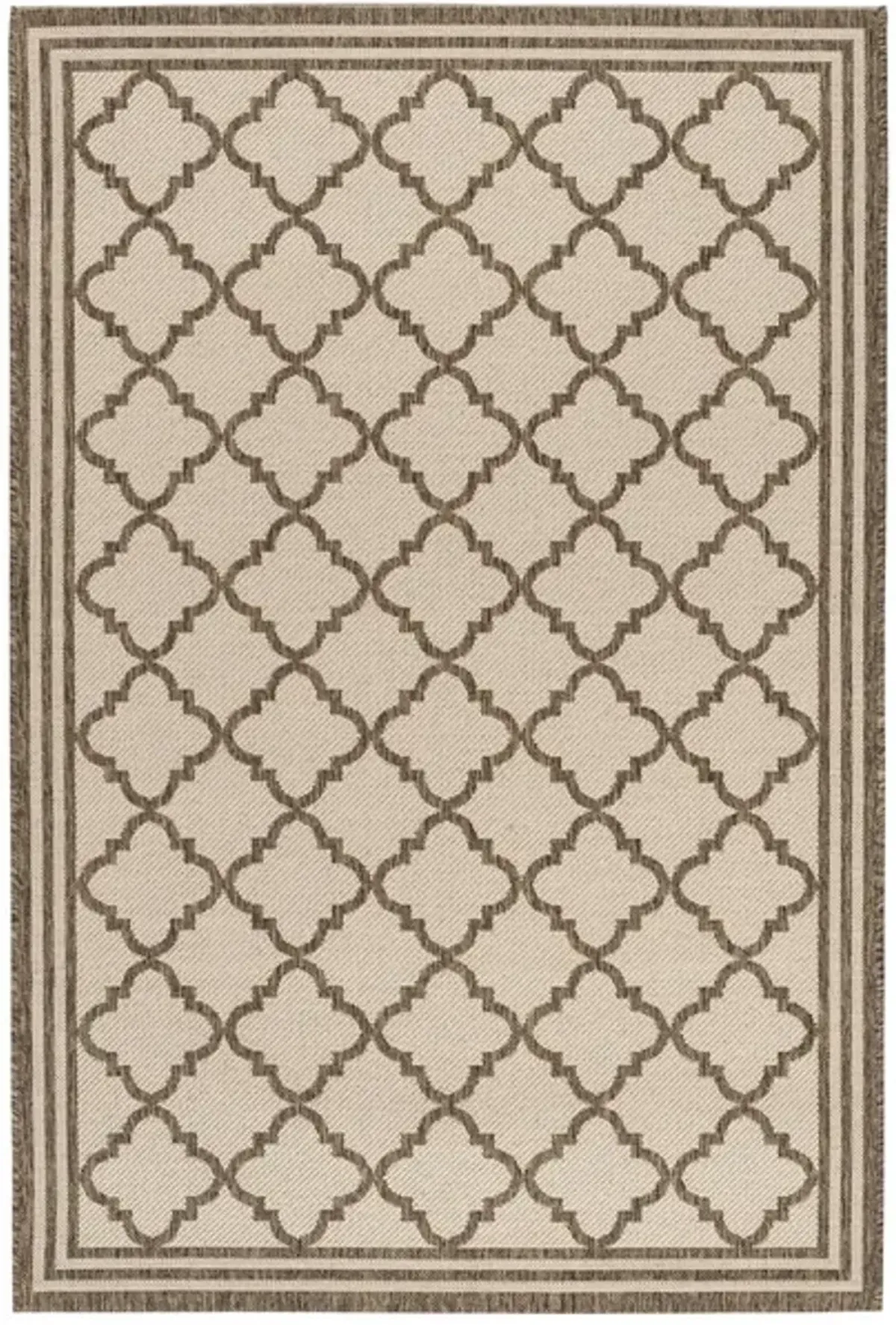 Safavieh BEACH HOUSE Collection BHS121C-6R Cream / Beige 6'-7" X 6'-7" Round