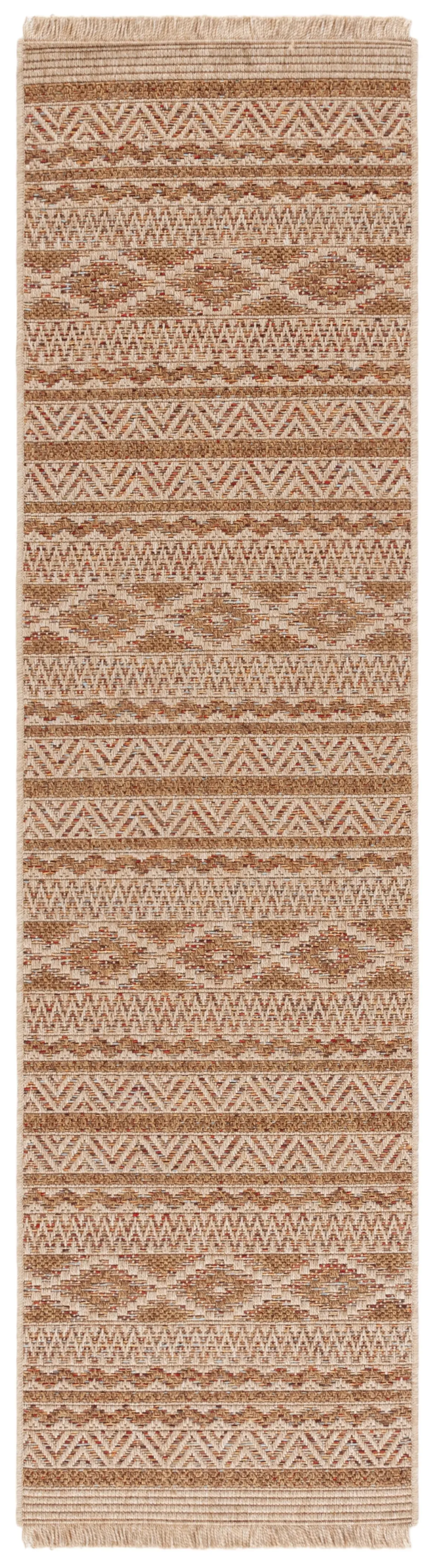 WICKER 152 NATURAL  2'-2' x 8' Runner Rug