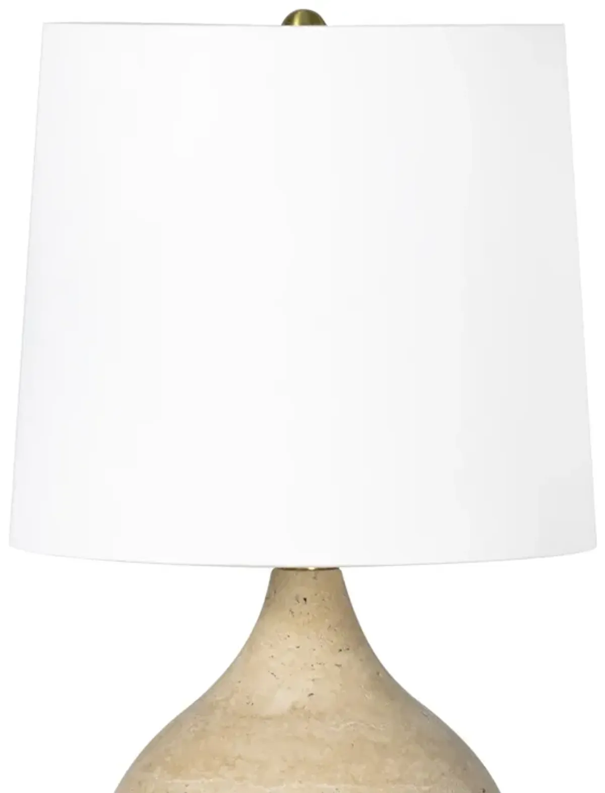 Noa Travertine Mini Lamp (Natural)