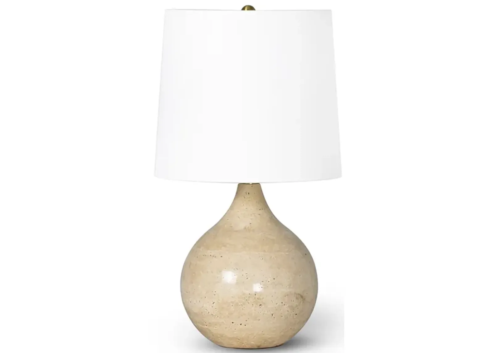 Noa Travertine Mini Lamp (Natural)