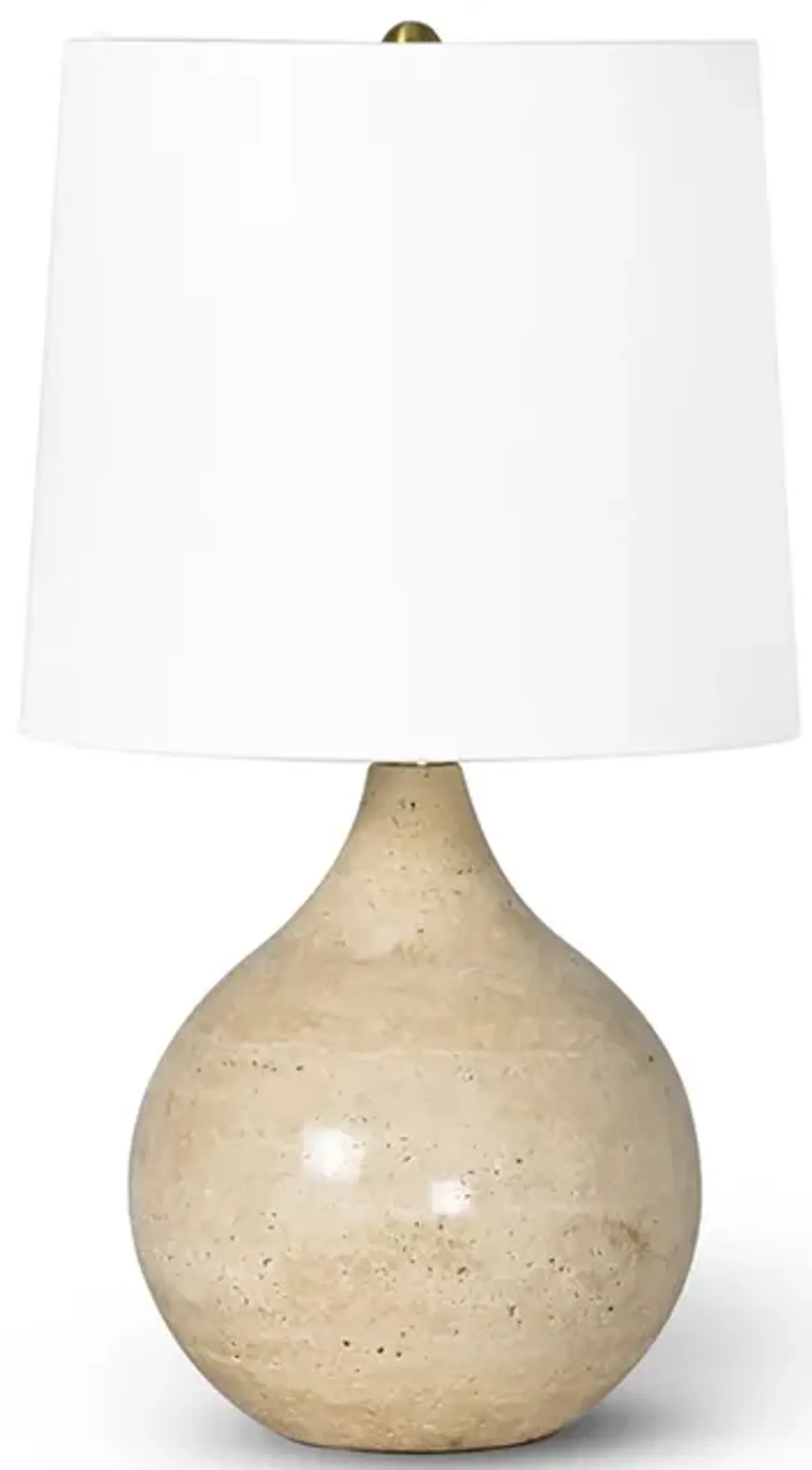 Noa Travertine Mini Lamp (Natural)