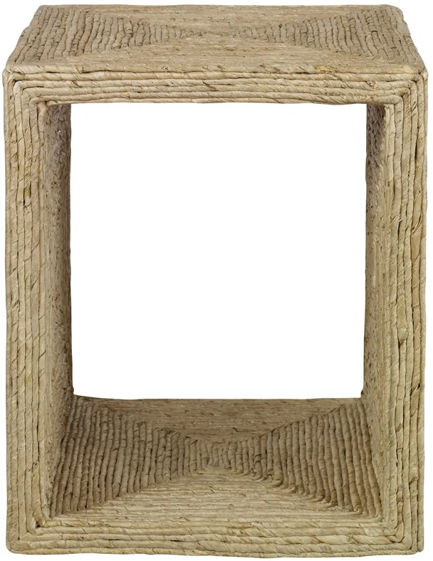 Rora Coastal Woven Side Table