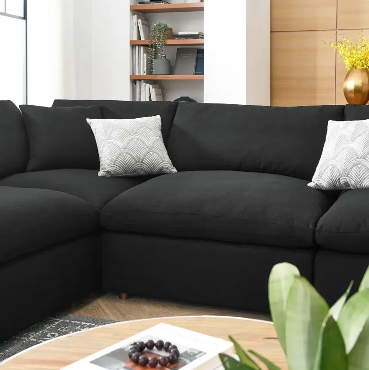 Commix Down Filled Overstuffed 8-Piece Sectional 