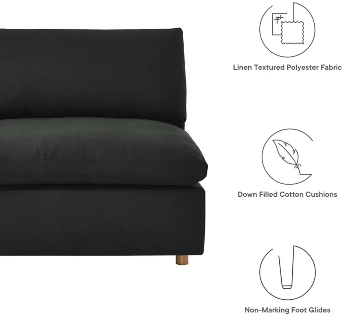 Commix Down Filled Overstuffed 8-Piece Sectional 