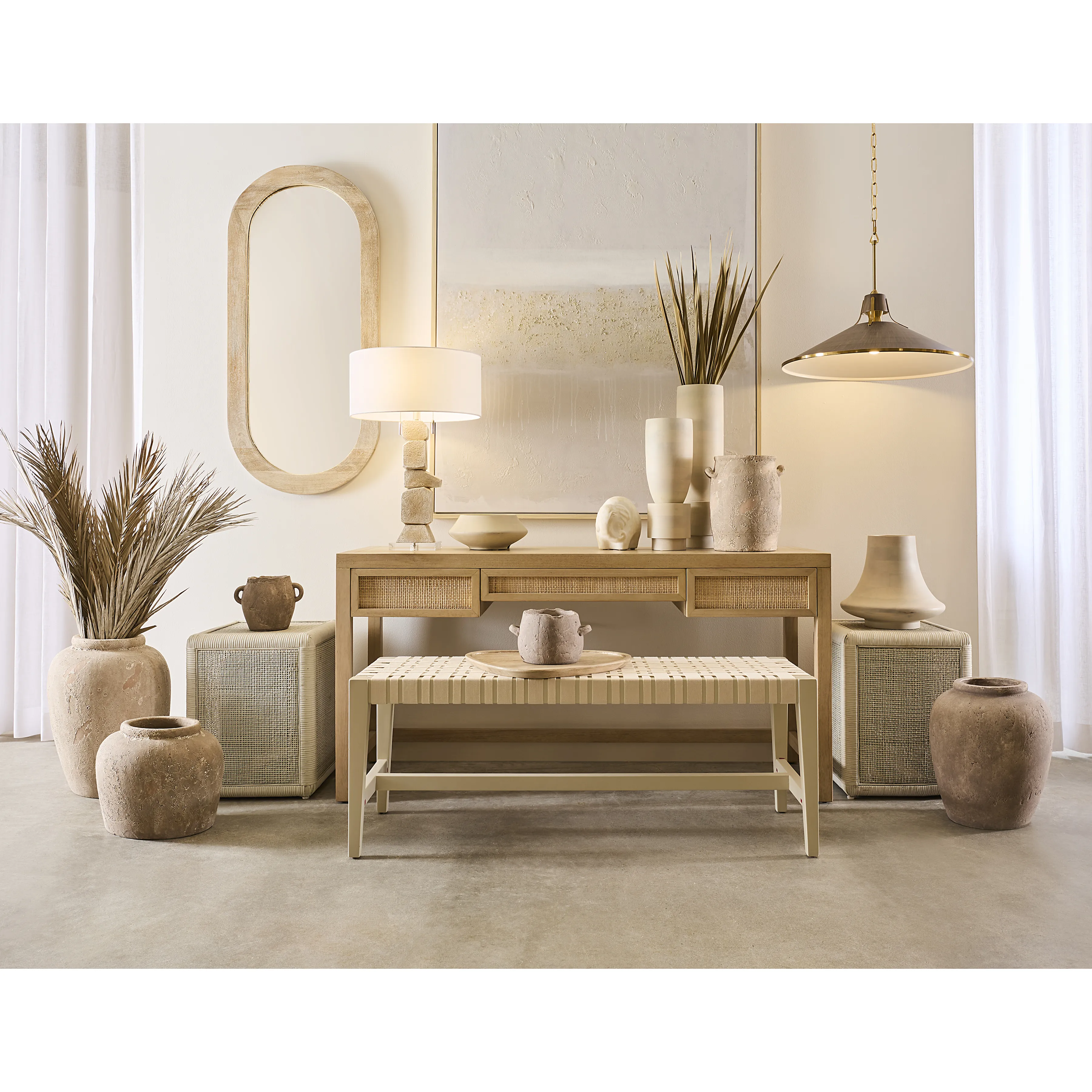 Causeway Bench - Off White