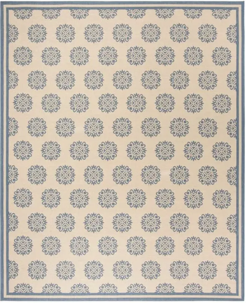 LINDEN 181 Collection LND181M-9 Blue / Creme 9' X 12'