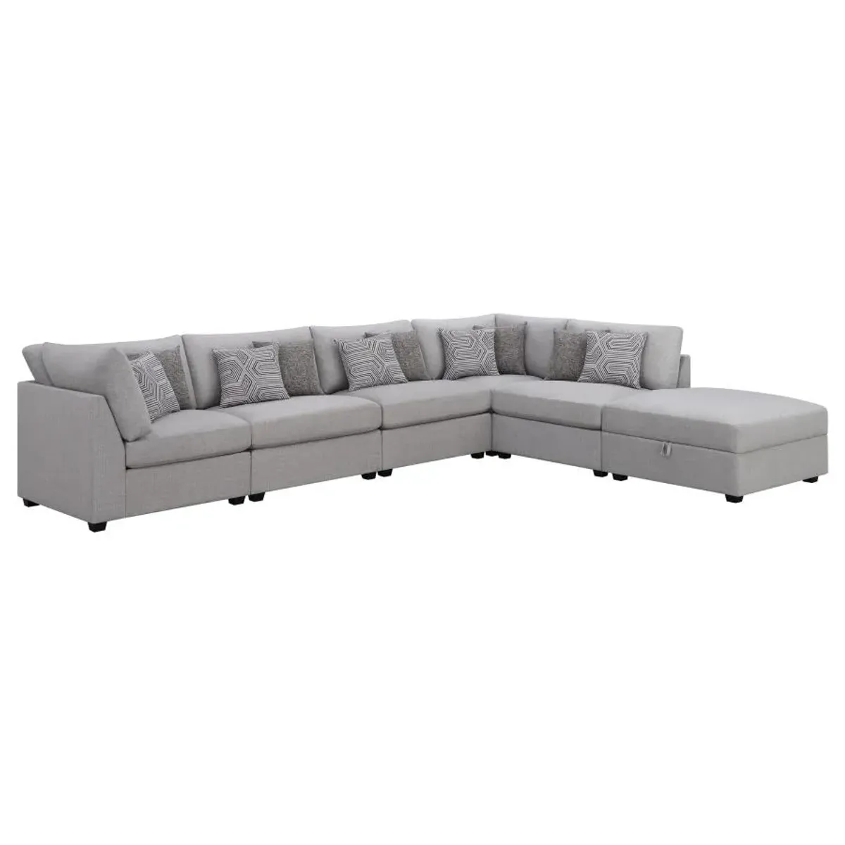 Cambria 6-Piece Upholstered Modular Sectional