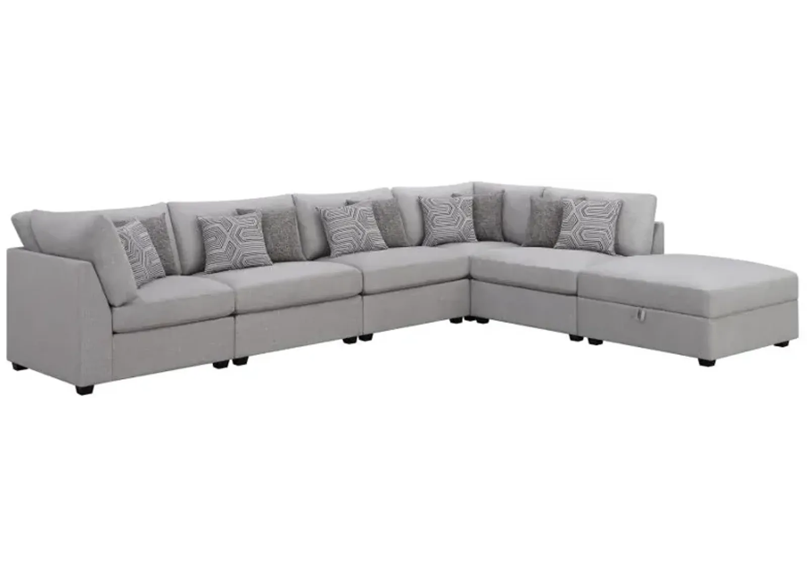 Cambria 6-Piece Upholstered Modular Sectional