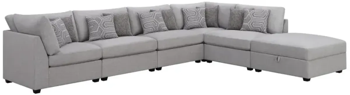 Cambria 6-Piece Upholstered Modular Sectional