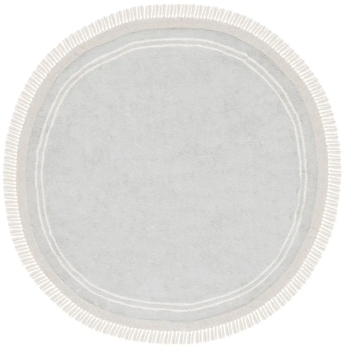 EASY CARE 211 LIGHT BLUE  8' x 8' Round Round Rug