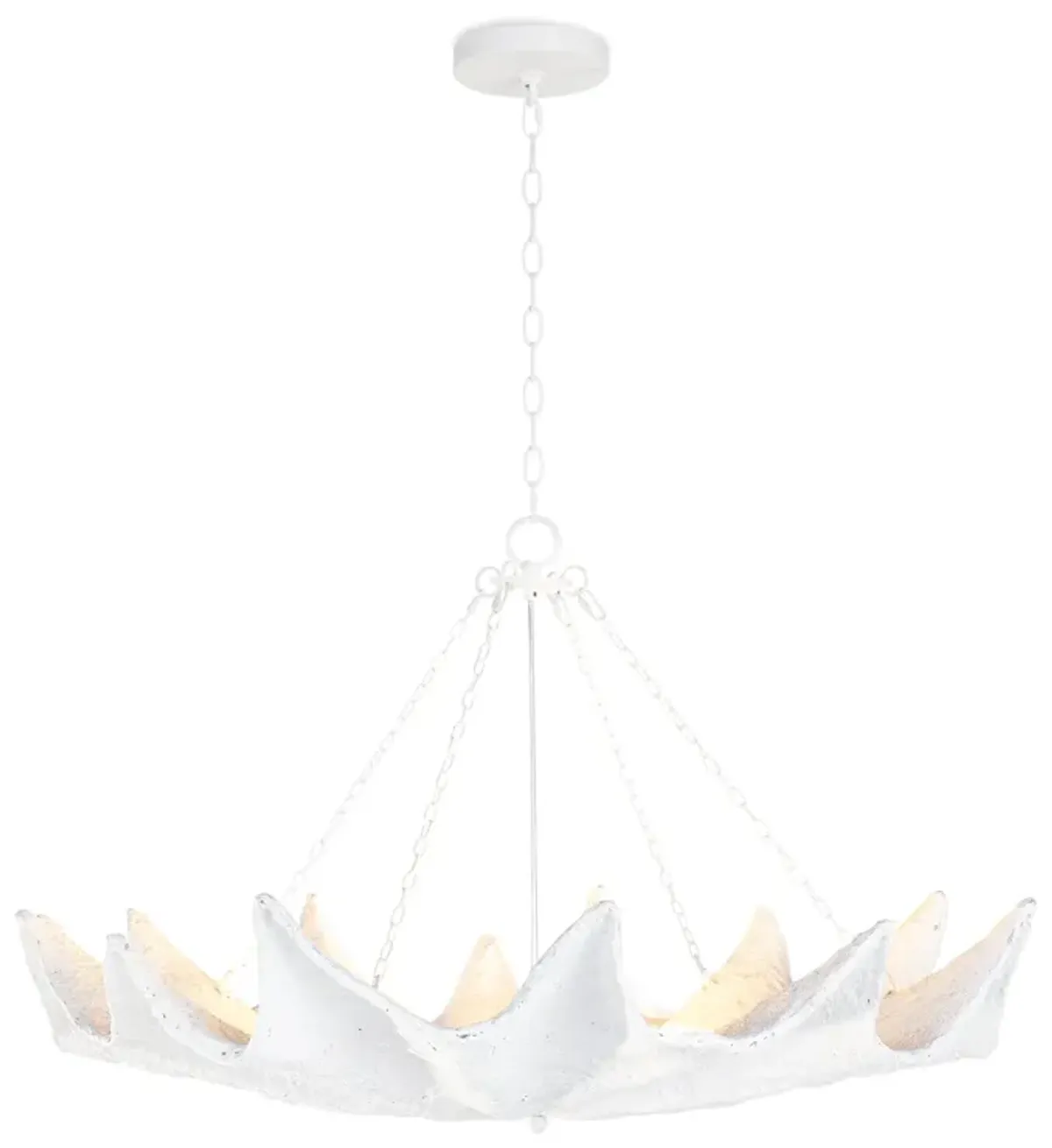 Coastal Living Clam Chandelier