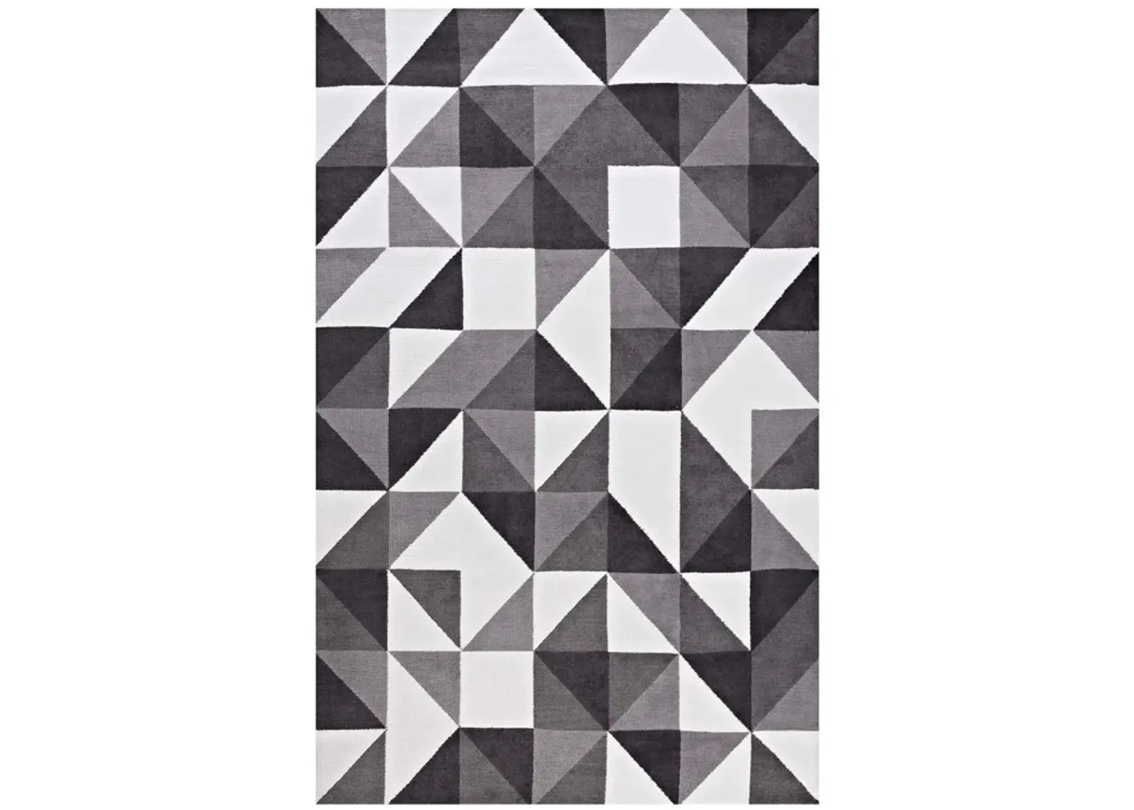 Kahula Geometric Triangle Mosaic 8x10 Area Rug