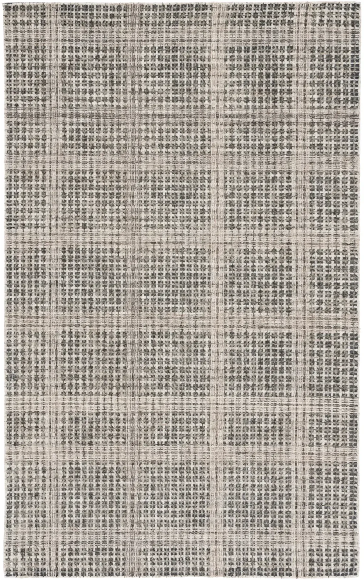 ABSTRACT Hand Tufted 4' x 6' area rug