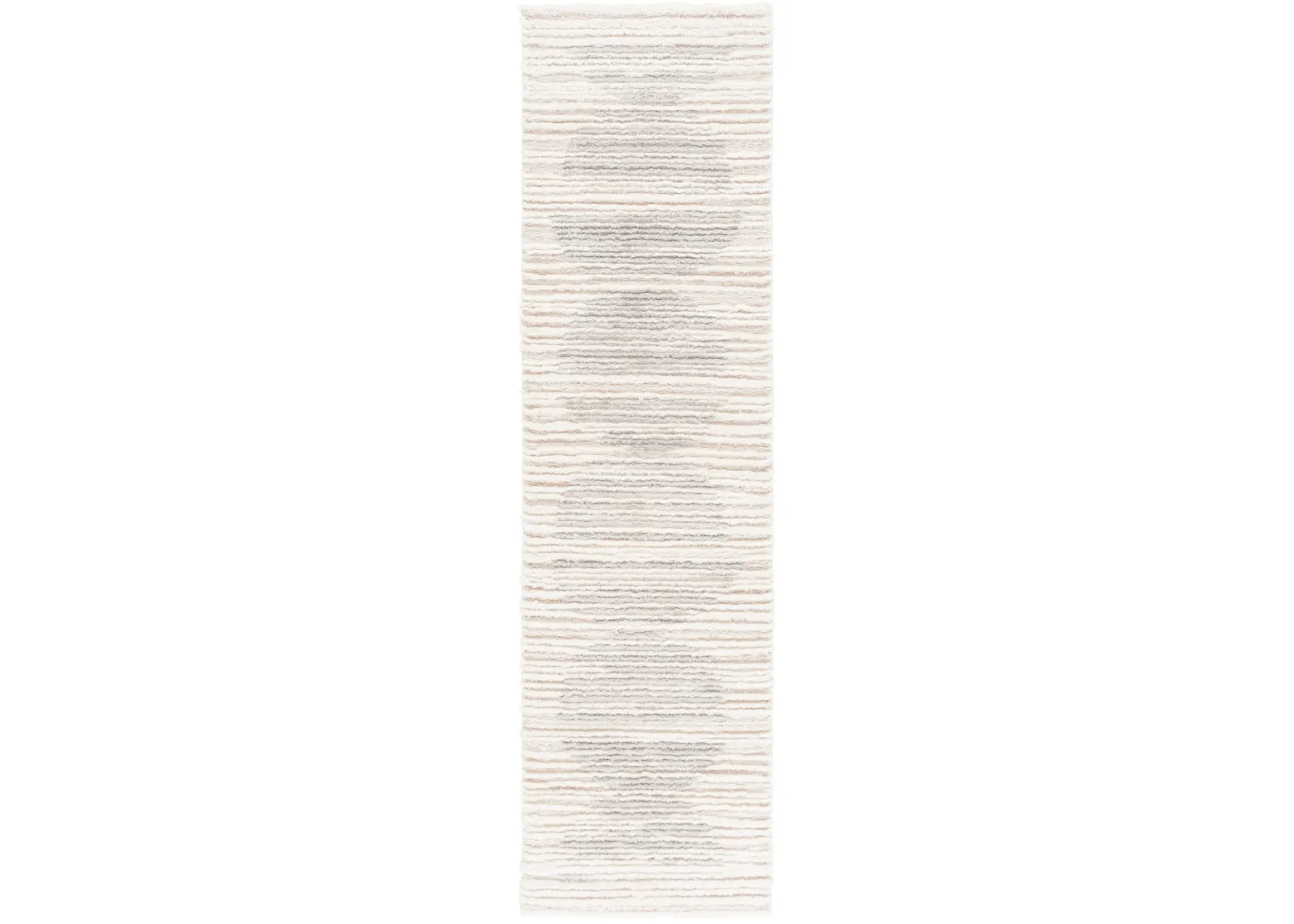 SEATTLE SHAG 911 IVORY  2'-3' x 8' Runner Rug